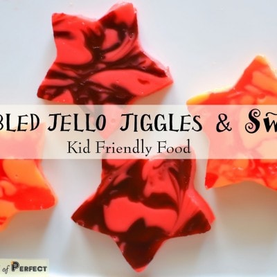 Marbled Jello Jigglers and Swirls
