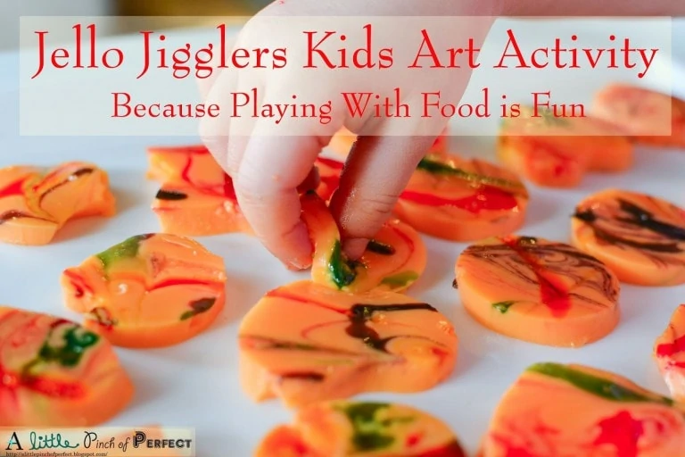 Jello Jigglers Kids Art Activity