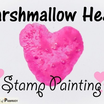Marshmallow Heart Stamps (Mallow Stamps)