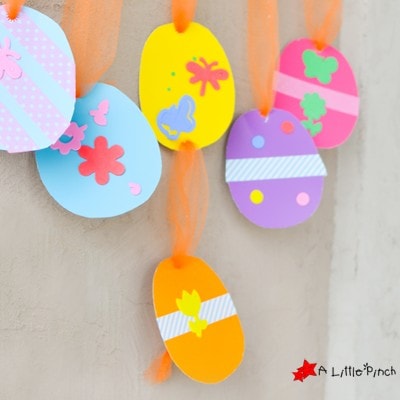 Washi Tape Easter Egg Kid Craft