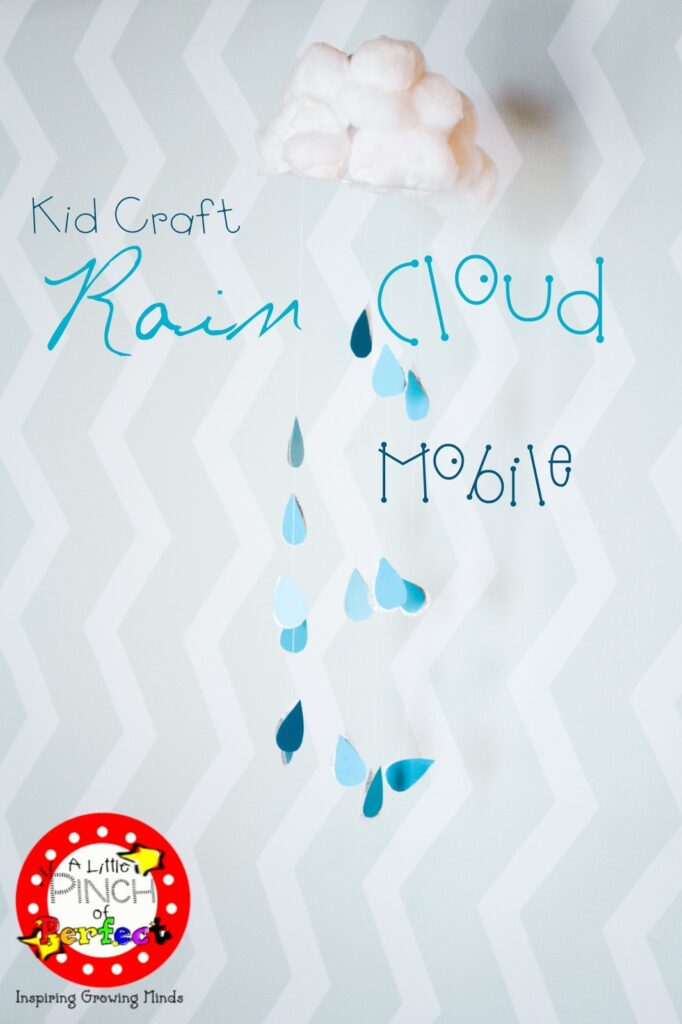 Rain Cloud Kids Craft for Spring