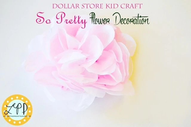 So Pretty Flower Decoration (Dollar Store Kid Craft & DIY)