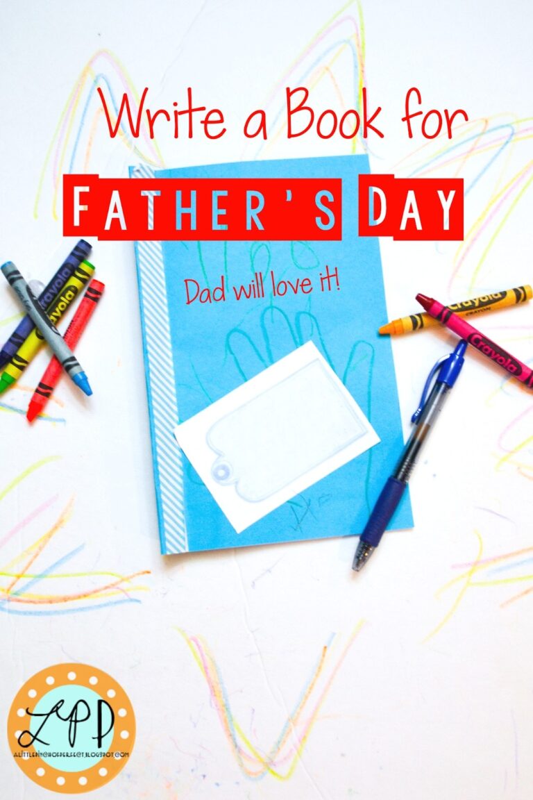 I Love You Book, a Great Homemade Father’s Day Gift!
