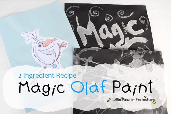 Magic Olaf Paint Recipe for Kids