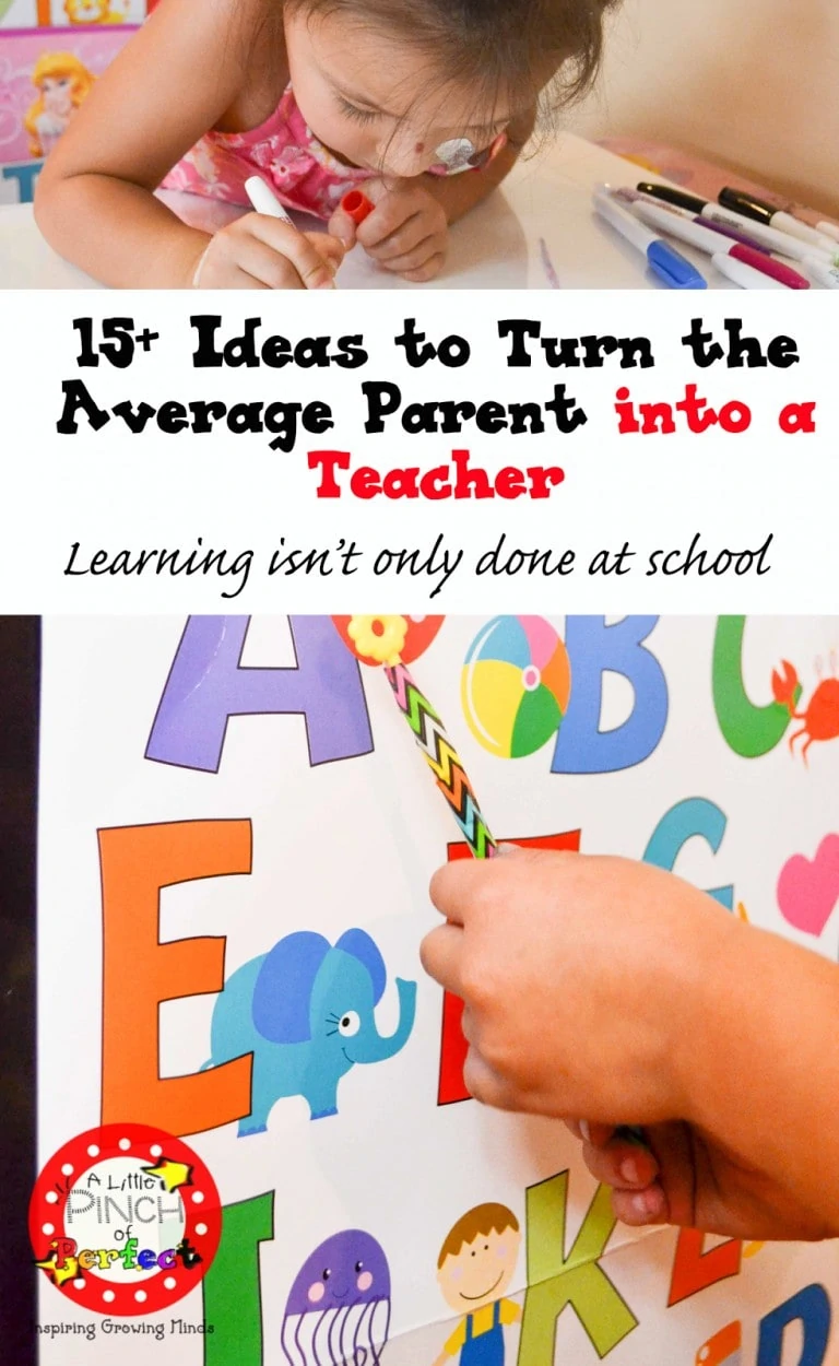 15+ Simple Ideas to Teach Kids at Home & Free Printable (Love to Learn Linky #6)