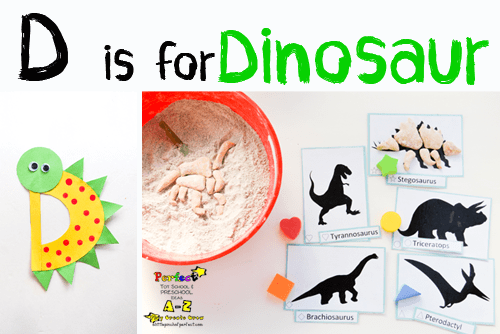 Letter of the Week A-Z Series: D is for Dinosaur