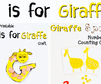 Letter of the Week A-Z Series: G is for Giraffe