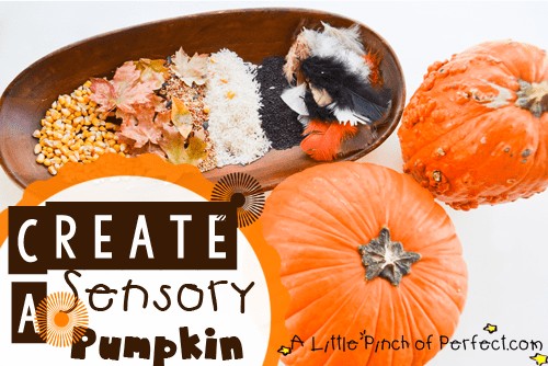 Sensory Pumpkin Decorating