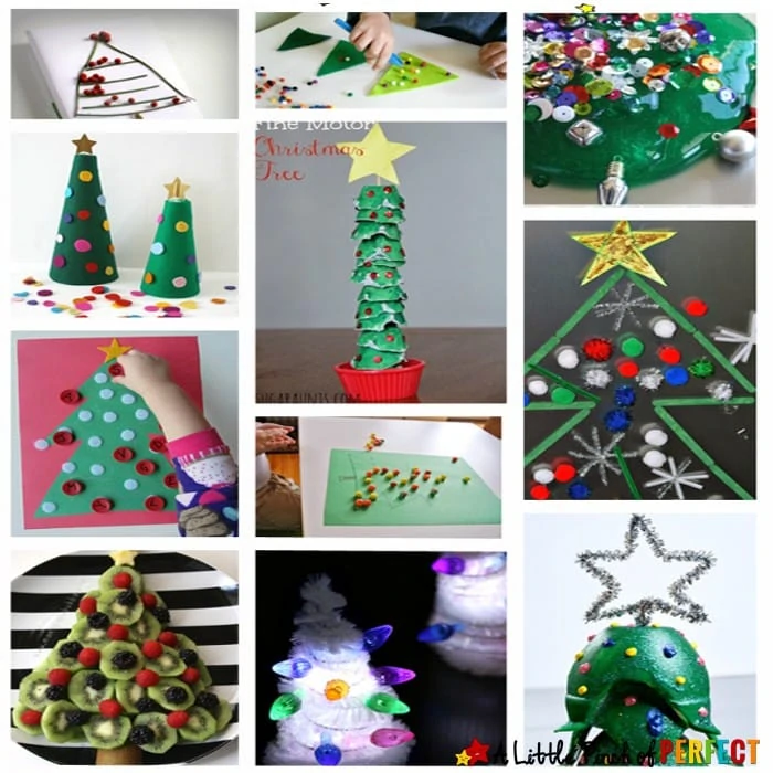 50+ Christmas Tree Crafts and Activities for Kids