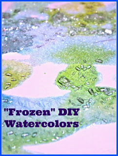 5 Minutes to Set Up - Frozen DIY Watercolors