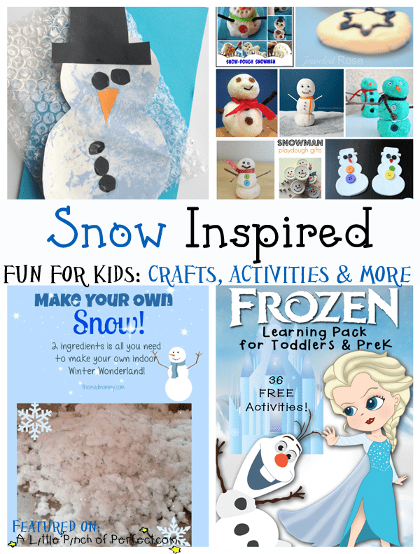 Snow Inspired Fun for Kids: Crafts, Activities and More (Love to Lean Linky #20)