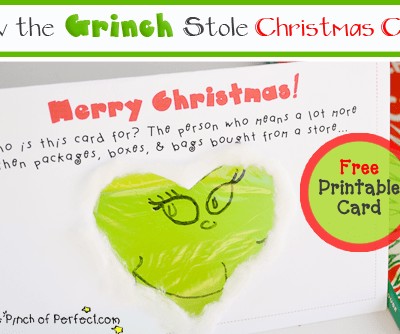 How the Grinch Stole Christmas Printable Card