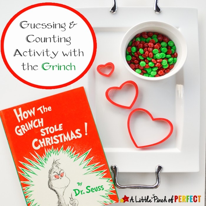 How the Grinch Stole Christmas: Guess & Count Math Activity for Kids (Christmas Read + Play)