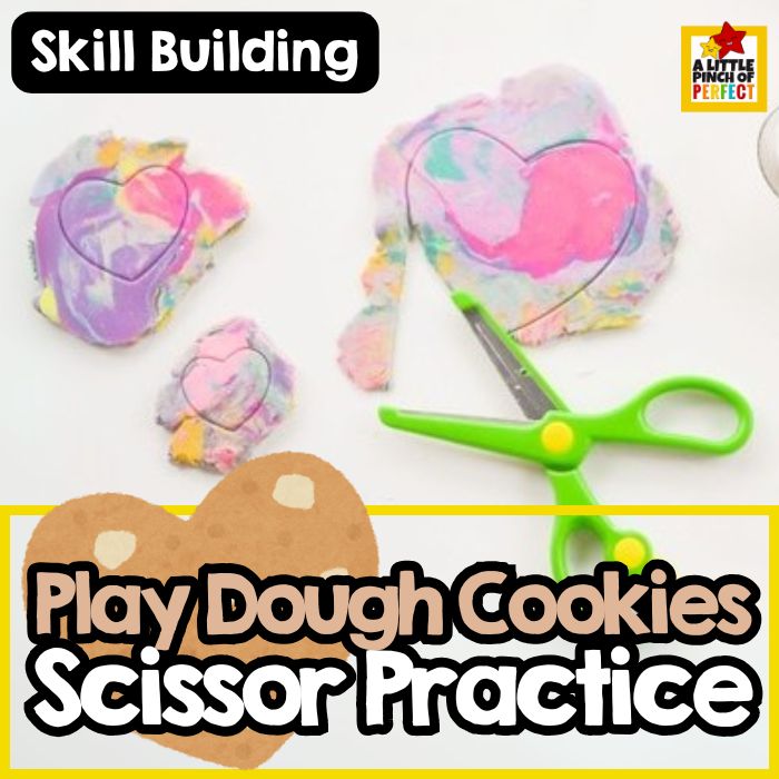 Play Dough Cookies Activity&ndash; Fun Scissor Practice & Creative Play for Kids