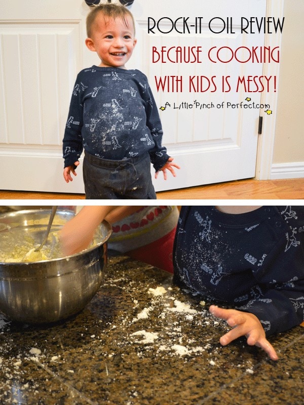 Rock-It Oil Review: Because Cooking with Kids is Messy ($2,000 Kitchen Upgrade Giveaway)