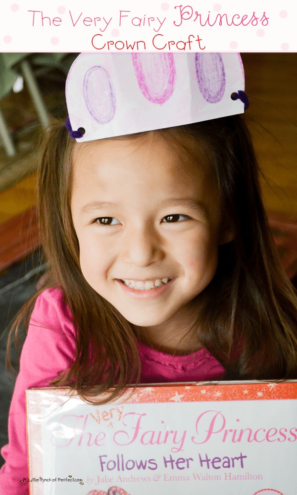 Valentine’s Day Heart and Princess Crown Craft for Kids