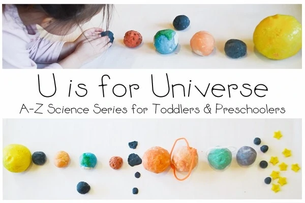 Learning About the Planets Playdough and Free Printables