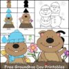 Groundhog Day Free Printables + Coloring Pages - A Little Pinch of Perfect