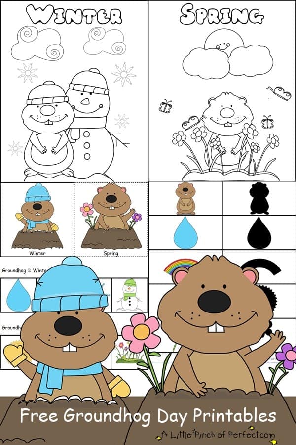 Printable Groundhog Day