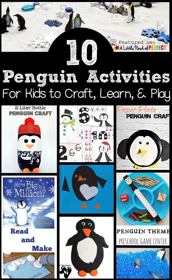 10 Penguin Activities for Kids to Craft, Learn, and Play (Winter)