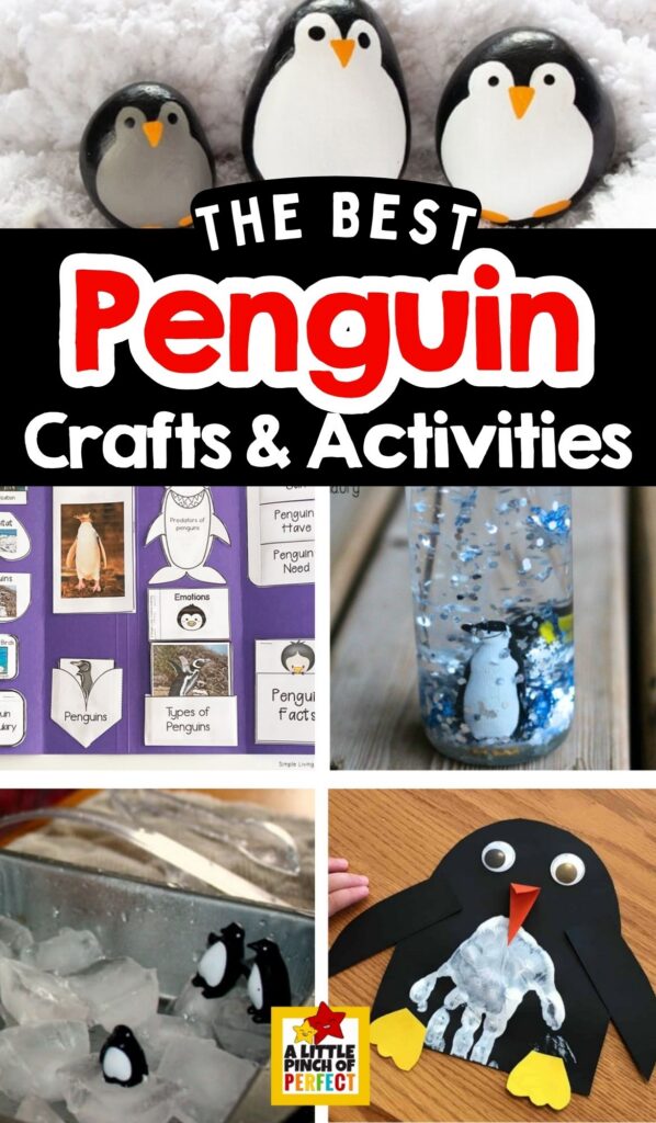 The BEST Penguin Crafts and Activities for Kids including crafts, printables, sensory play and more!