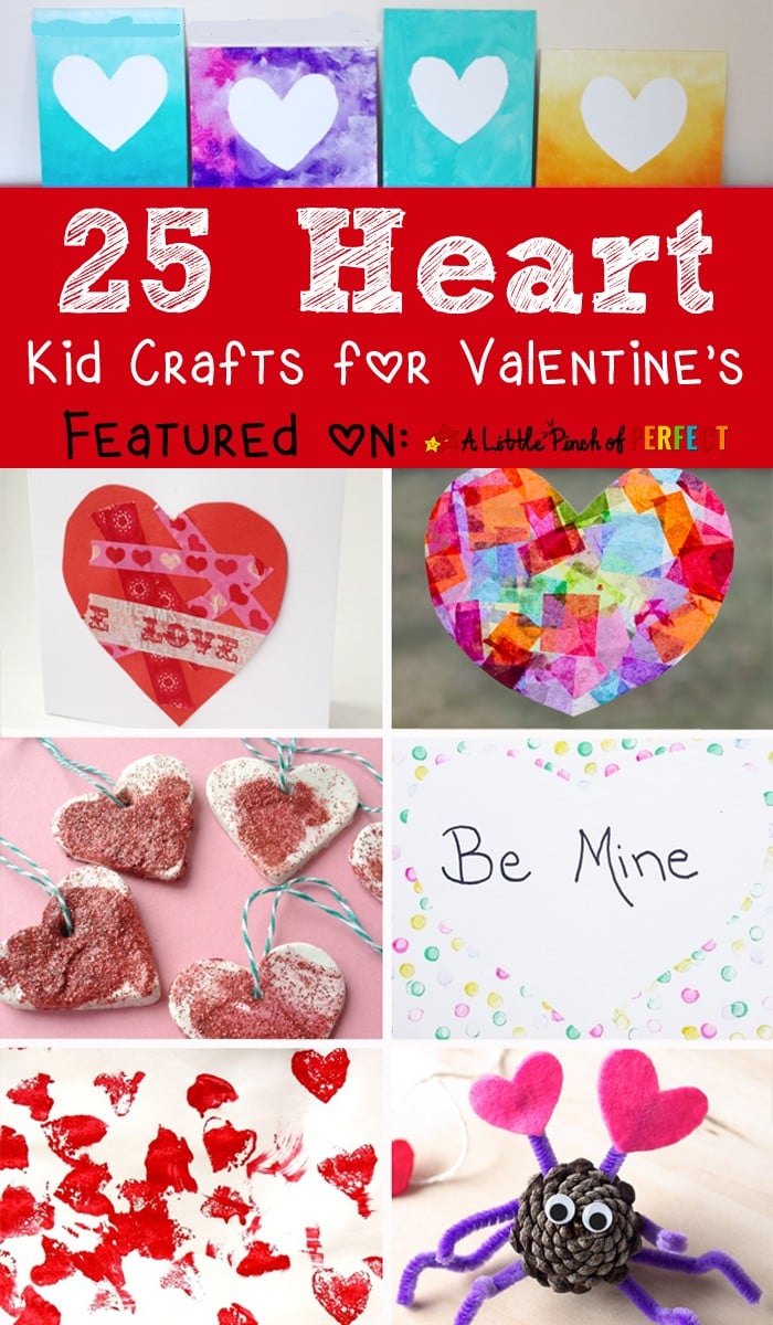 Adorable Valentine’s Day Heart Craft Ideas for Kids (#craft #kids #valentines)