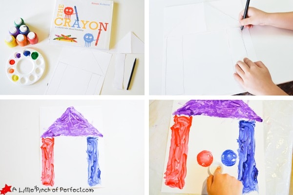 The Crayon Book: Color Family Painting Activity for Kids