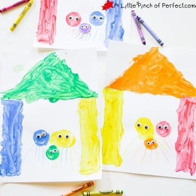 The Crayon Book: Color Family Painting Activity for Kids