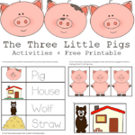 The 3 Little Pigs Activities + Free Printables - A Little Pinch of Perfect