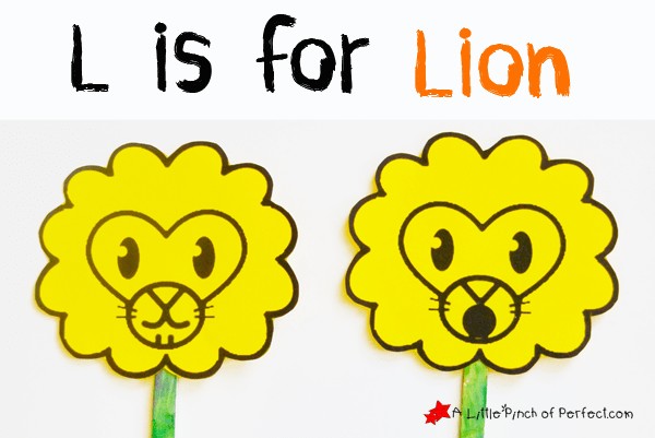 Letter of the Week A-Z Series: L is for Lion