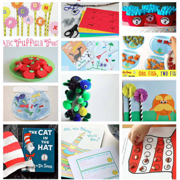 Dr. Seuss Inspired Crafts and activities for creative fun and learning