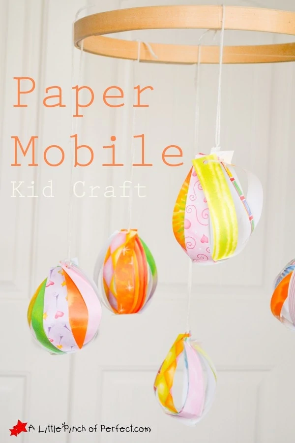 Pretty Paper Easter Egg Kids Craft
