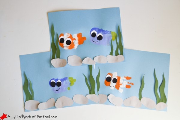 Finding Nemo & Dory Handprint Fish Craft
