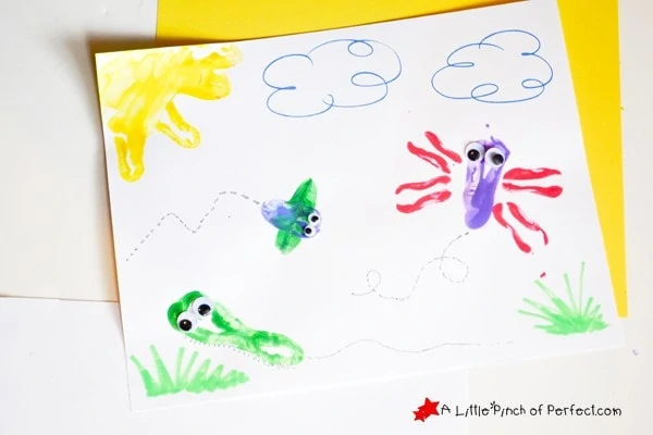 Bell Pepper Stamping Bug Craft