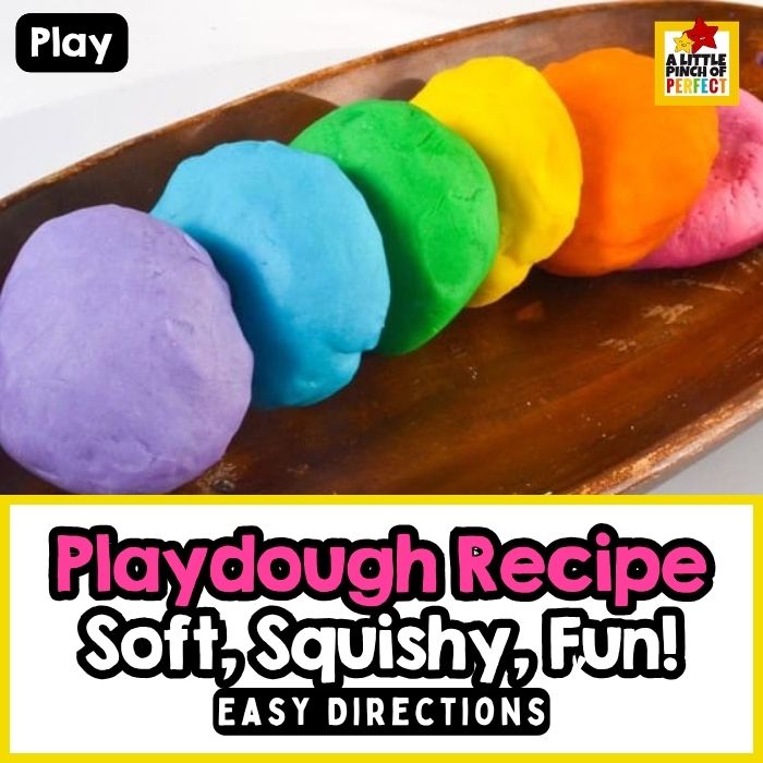 How to Make the Best  Homemade Playdough Recipe!