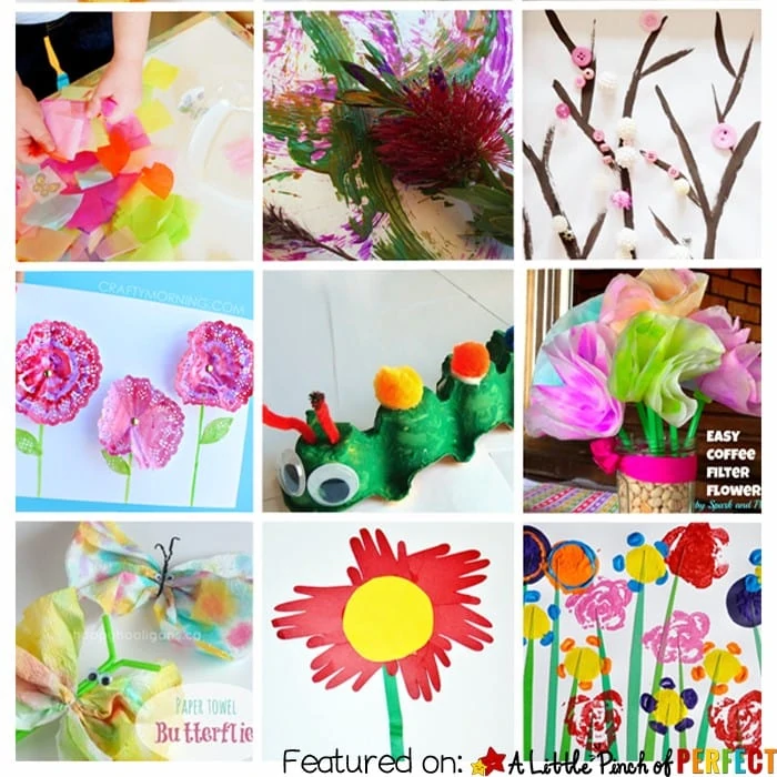 15 Easy Spring Crafts for Toddlers & Kids