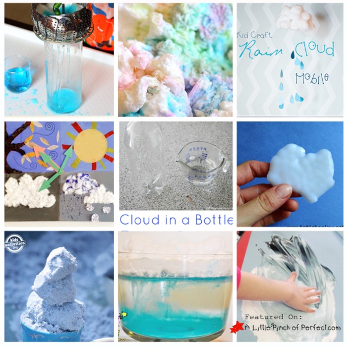 Crafts, Activities & Science Experiments about Clouds for Kids