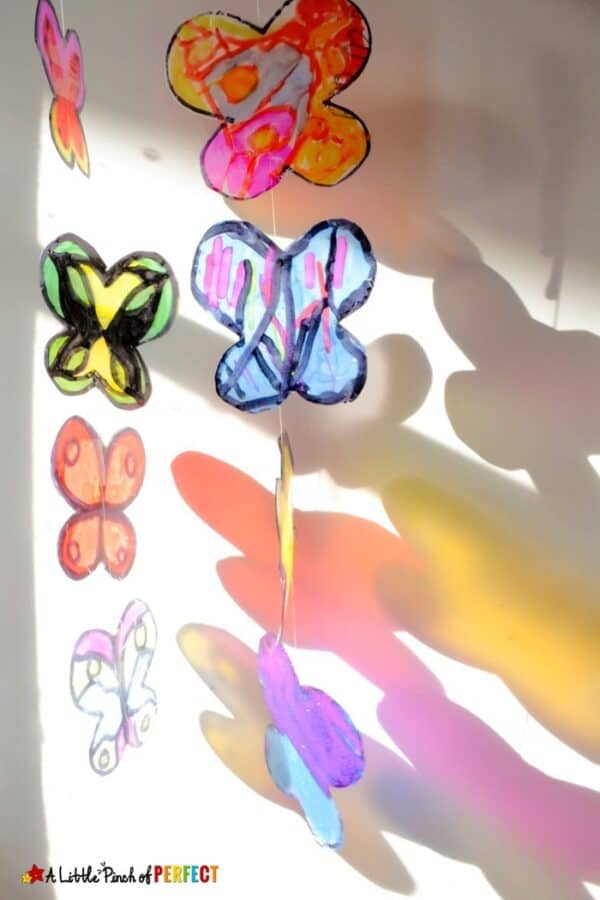 Butterfly Craft for Kids: a Fun and Easy Recycled Milk Jug - A Little ...