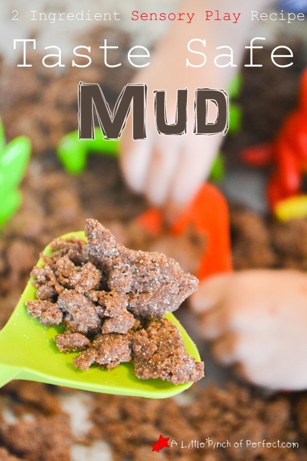 Sensory Play: Taste Safe Mud Recipe