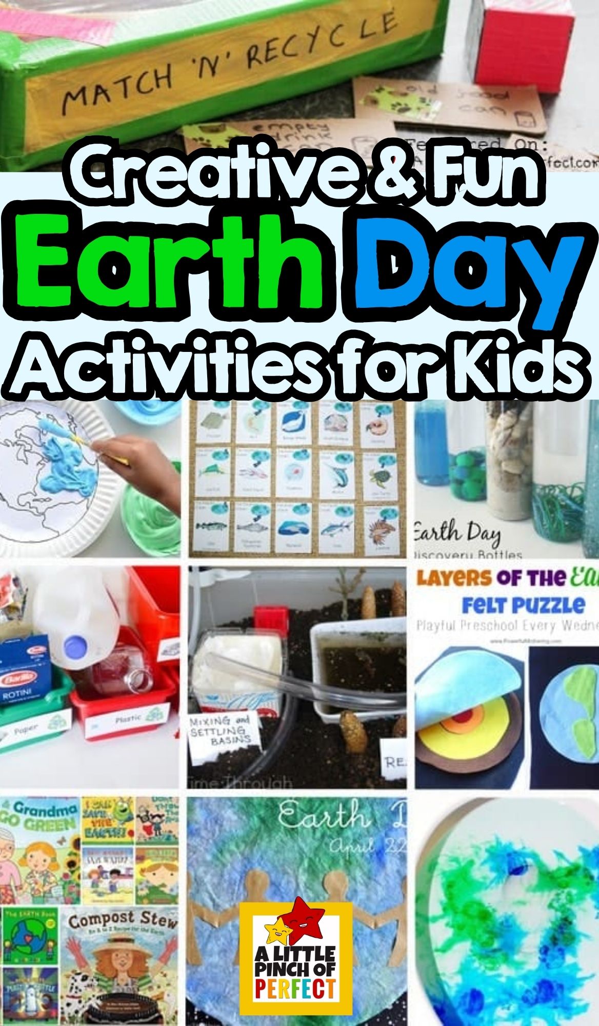 The Best Earth Day Activities for hands on learning, creativity, science, crafting, and more! 
