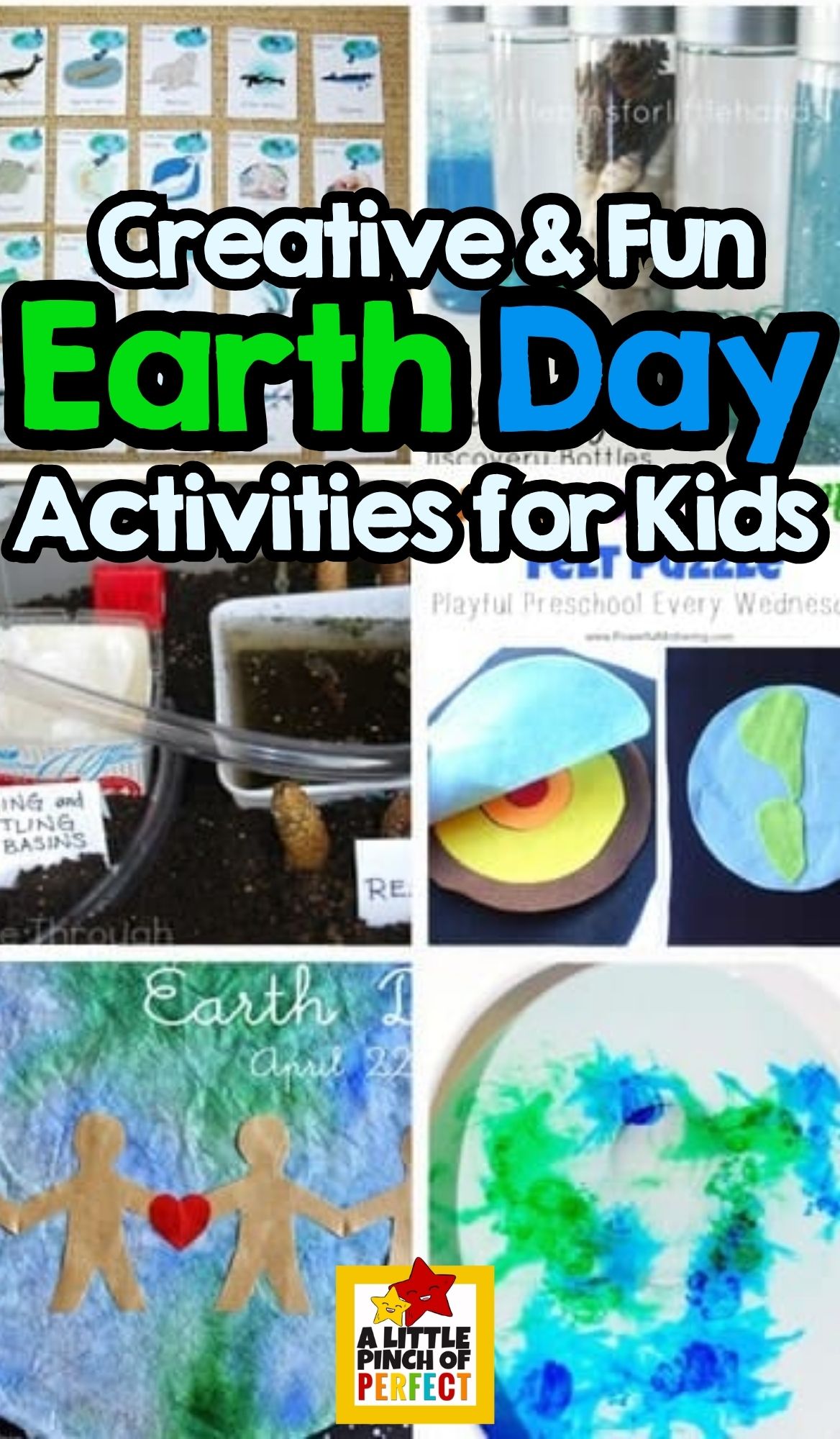 The Best Earth Day Activities for hands on learning, creativity, science, crafting, and more! 