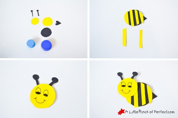 Beehive & Bumble Bee Recycled Egg Carton Craft