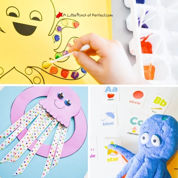 O is for Octopus Activities, Crafts, and more