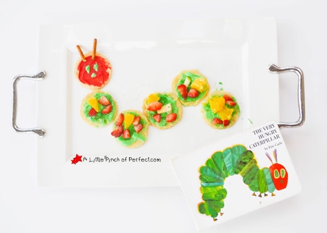 Baking with Kids: The Very Hungry Caterpillar Fruit Pizza (Cookies)