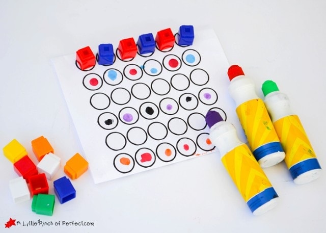 Dot and Build Patterns: Math Activity and Free Printable