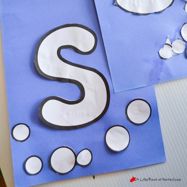 Letter of the Week A-Z Series: S is for Snow Winter Activities for Kids
