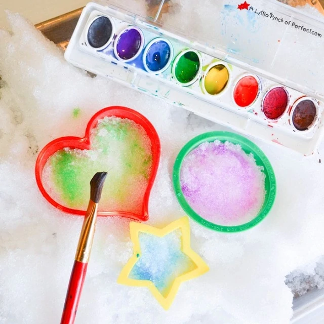 12 Creative Snow and Ice Winter Play Ideas for Kids