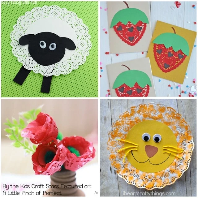 10 Adorable Doily Crafts for Kids