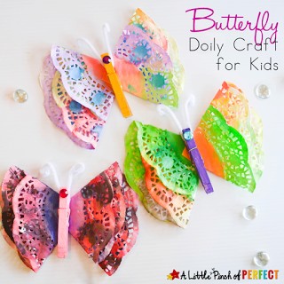  Butterfly Doily Craft