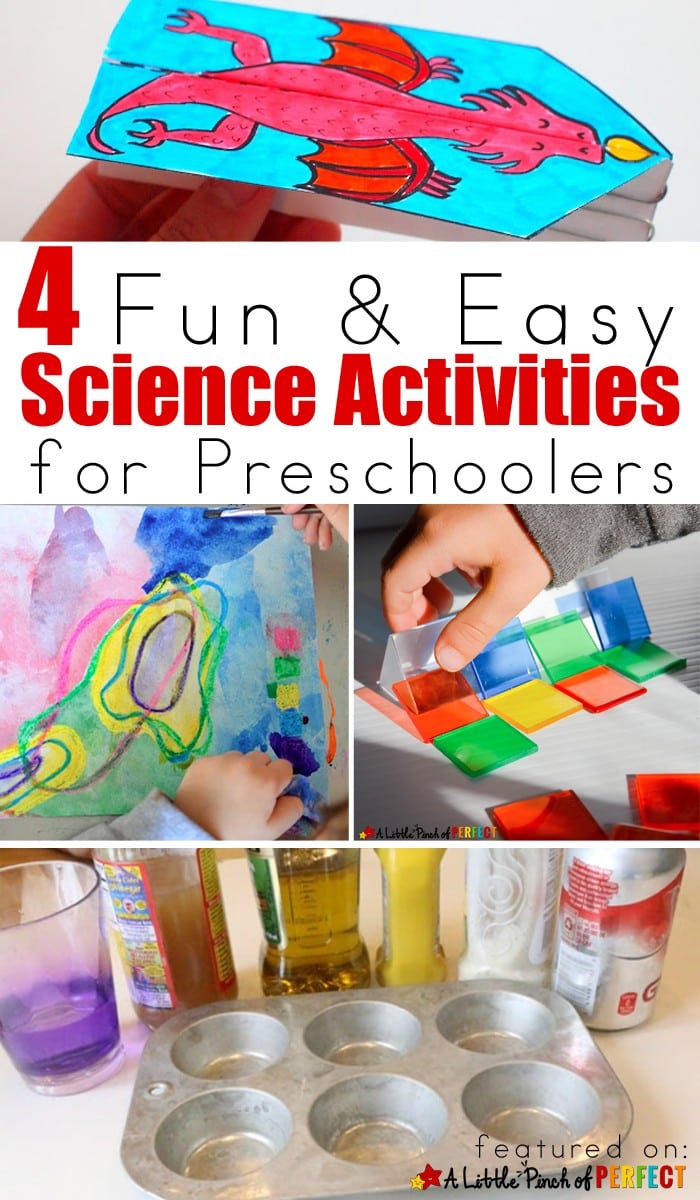 4 Fun and Easy Science Activities for Preschoolers: Learn about lights, wind, water, and corrosion 